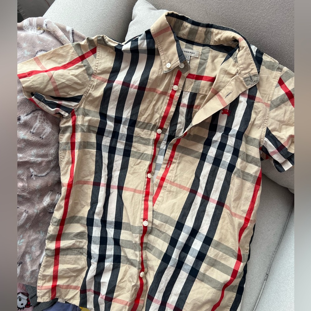 Boys Burberry Button up